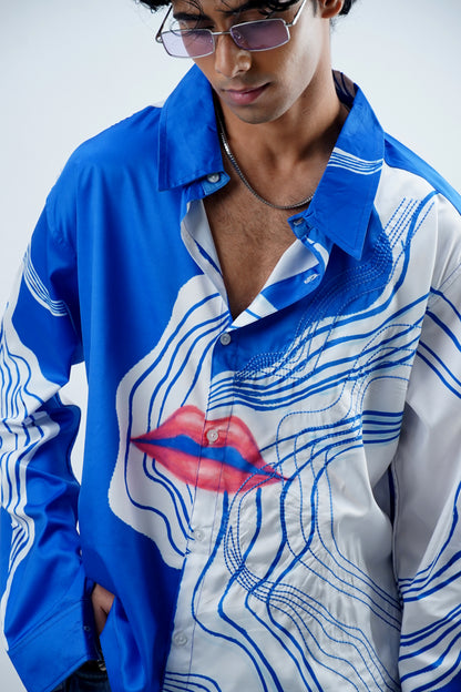 Blue Lips Shirt