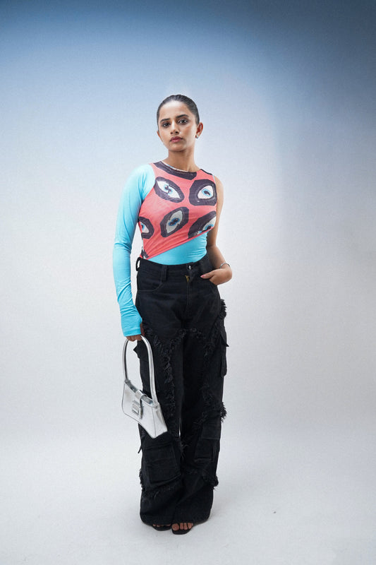 Blue Orange Bodysuit