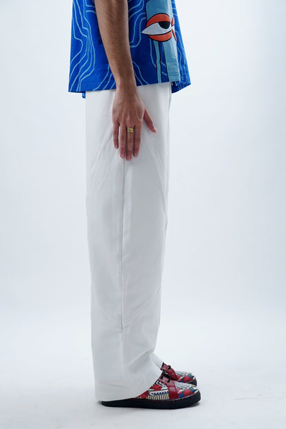 White Panel Play Joggers