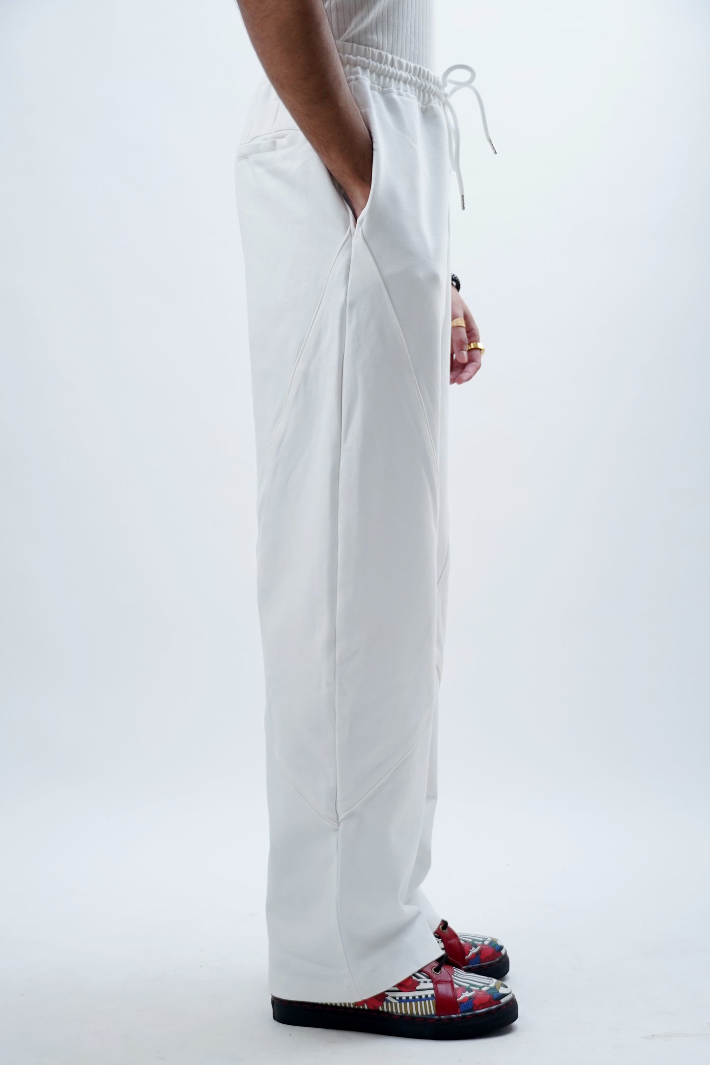 White Panel Play Joggers