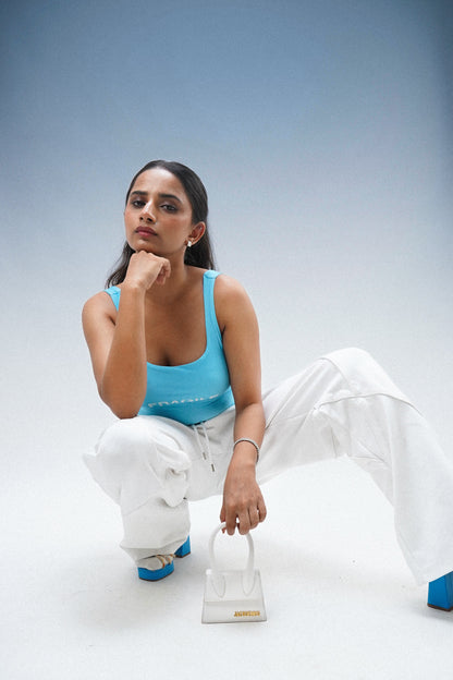 White Panel Play Joggers